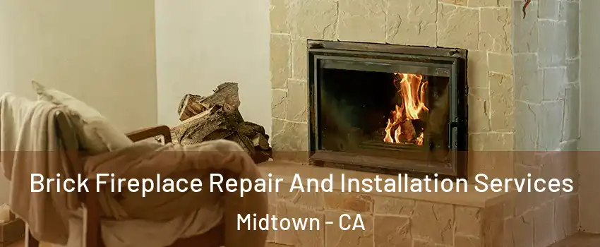 Brick Fireplace Repair And Installation Services Midtown - CA