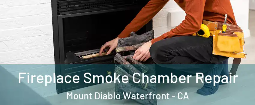 Fireplace Smoke Chamber Repair Mount Diablo Waterfront - CA