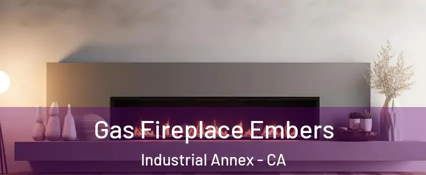 Gas Fireplace Embers Industrial Annex - CA